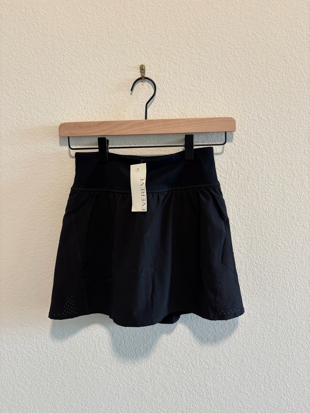 NWT Spanx Get Moving Black Athletic Skort Running Tennis Pickleball